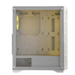 Boost Enclosure Pro Series P300 White Mid-Tower ATX Gaming Case with 4 ARGB Fans