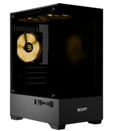 Enclosure Essential Series E100 with Tempered Glass 3 ARGB Fans