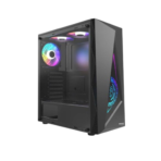 BOOST JAGUAR BLACK GAMING PC CASE WiTH 3 RGB FAN