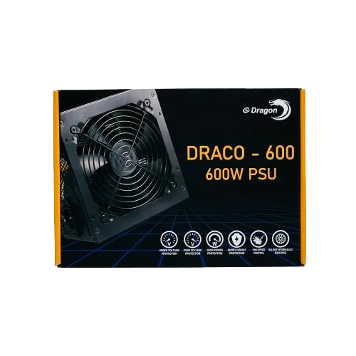 E-Dragon Draco 600W – Reliable Gaming Power Supply